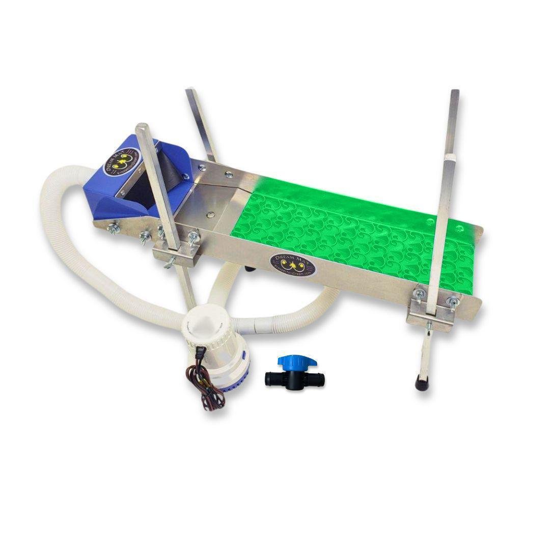 6X24 Power Sluice Box Kit with Dream Mat - 18" legs | Gold Prospecting Equipment